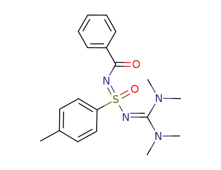 N-(N',N',N'',N''-tetramethyl)[(N'''-benzoyl-p-tolyl)sulfonimidoyl]guanidine