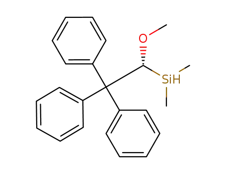 (-)-(R)-(1-methoxy-2,2,2-triphenylethyl)dimethylsilane