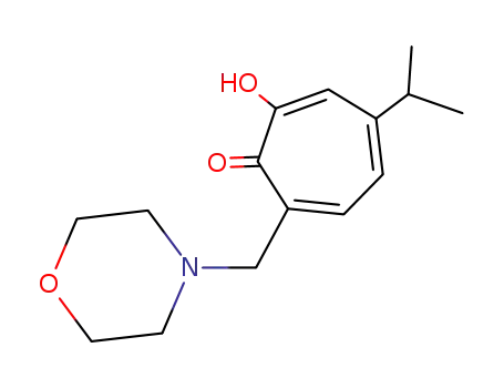 4-(4-isopropyl-6-hydroxy-7-oxo-1,3,5-cycloheptatrienylmethyl)morpholine