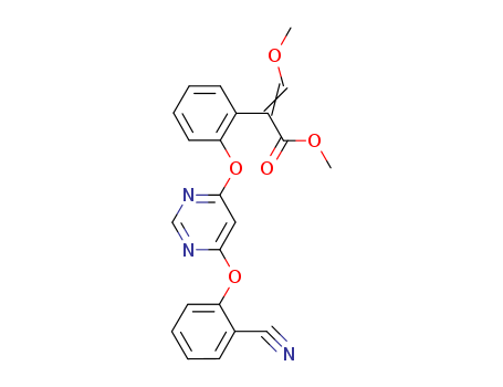 131860-33-8,Azoxystrobin,Benzeneaceticacid, 2-[[6-(2-cyanophenoxy)-4-pyrimidinyl]oxy]-a-(methoxymethylene)-,methyl ester, (E)-;Amistar;