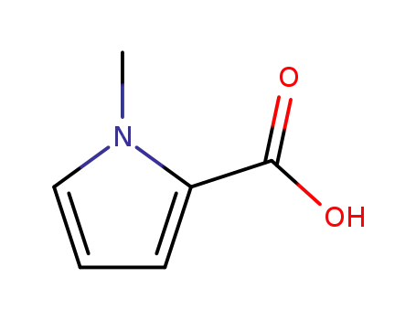 Molecular Structure of 6973-60-0 (N-Methylpyrrole-2-carboxylic acid)