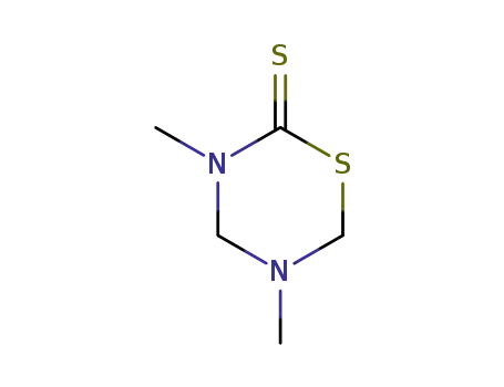 Molecular Structure of 533-74-4 (2H-1,3,5-Thiadiazine-2-thione,tetrahydro-3,5-dimethyl-)