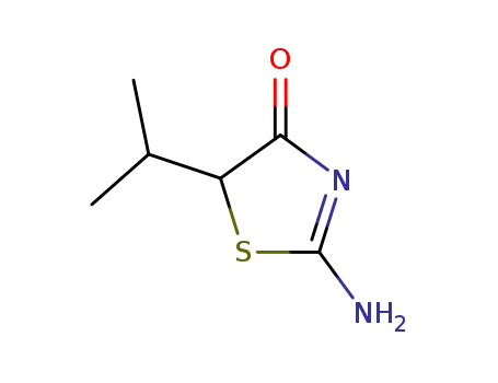 2-Amino-5-(propan-2-yl)-1,3-thiazol-4(5h)-one