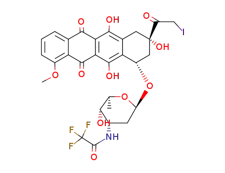 14-iodo-N-(trifluoroacetyl)daunorubicin