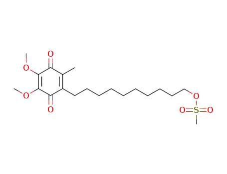 10-(4,5-dimethoxy-2-methyl-3,6-dioxocyclohexa-1,4-dienyl)decyl methanesulfonate