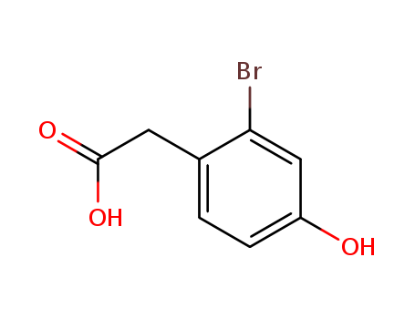 2-(2-bromo-4-hydroxyphenyl)acetic acid cas no. 88491-44-5 98%