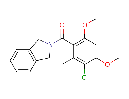 (3-chloro-4,6-dimethoxy-2-methylphenyl)(isoindolin-2-yl)methanone