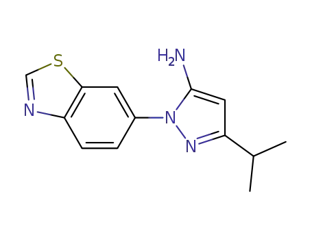 1-(benzo[d]thiazol-6-yl)-3-isopropyl-1H-pyrazol-5-amine