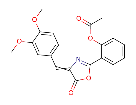 2-[4-(3,4-dimethoxybenzylidene)-5-oxo-4,5-dihydrooxazol-2-yl]phenyl acetate