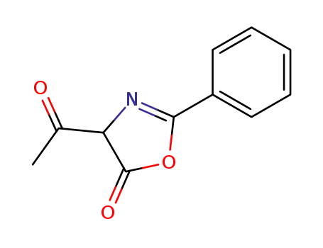 2-phenyl-4-acetyl-5-oxazolinone