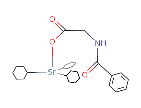 tricyclohexyltin N-benzoylglycinate