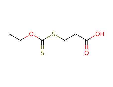 Molecular Structure of 6302-95-0 (3-ethoxycarbothioylsulfanylpropanoic acid)