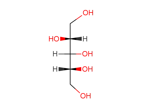 Molecular Structure of 6018-27-5 (DL-Arabitol)