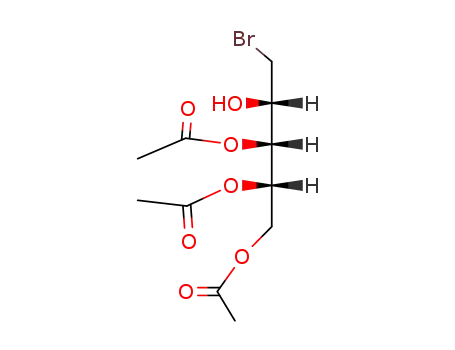 1-bromo-DL-1-deoxy-ribitol-3.4.5-triacetate