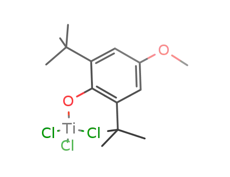 trichloromono(2,6-di-tert-butyl-4-methoxyphenoxide)titanium(IV)