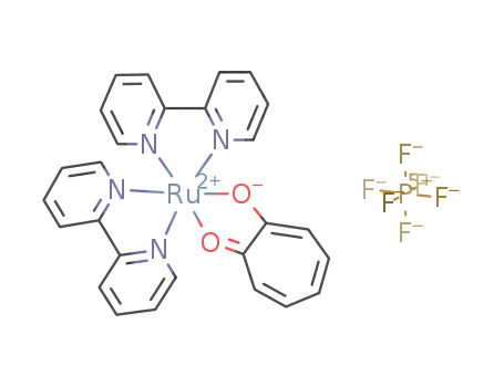 cis-[(2,2'-bipyridine)2Ru(tropolonate)](PF6)