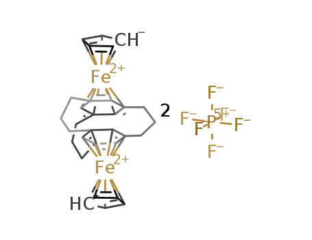 bis(η(5)-cyclopentadienyl)(η(6),η(6)-[3(3)](1,3,5)cyclophane)diiron(II,II) bis(hexafluorophosphate)