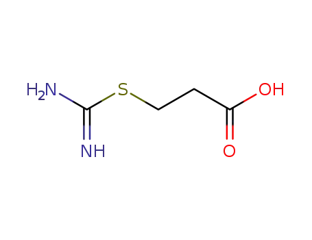 Molecular Structure of 5398-29-8 (3-Isothioureidopropionic acid)