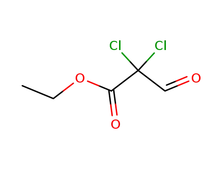 Molecular Structure of 86164-39-8 (Propanoic acid, 2,2-dichloro-3-oxo-, ethyl ester)