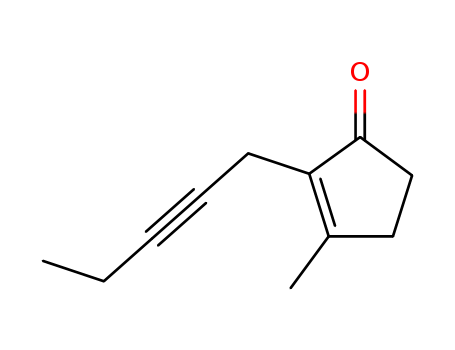 2-Cyclopenten-1-one, 3-methyl-2-(2-pentynyl)-