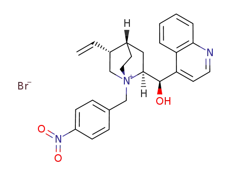 (2S,4S,5R)-2-((R)-hydroxy(quinolin-4-yl)methyl)-1-(4-nitrobenzyl)-5-vinylquinuclidin-1-ium bromide