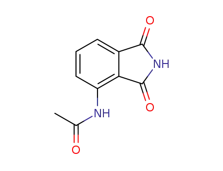 Molecular Structure of 6118-65-6 (Acetamide,N-(2,3-dihydro-1,3-dioxo-1H-isoindol-4-yl)-)