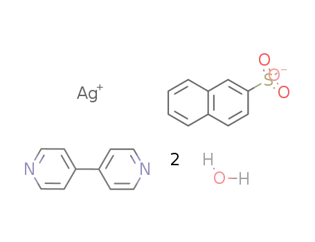 [Ag(4,4'-bipyridine)(2-naphthalenesulfonate)]*2H2O