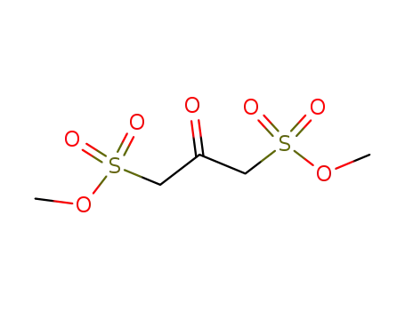 Molecular Structure of 689-16-7 (2-Oxopropane-1,3-disulfonic acid dimethyl ester)