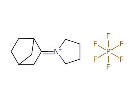 1-(bicyclo[2.2.1]hept-2-ylidene)pyrrolidinium hexafluorophosphate