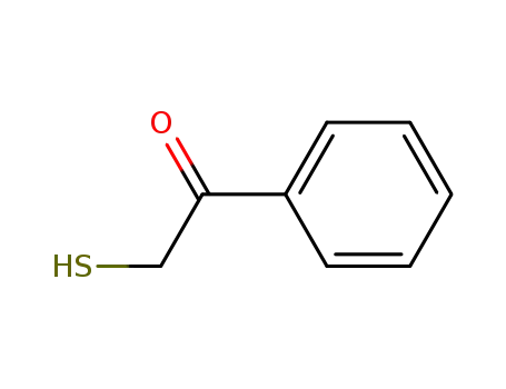 Molecular Structure of 2462-02-4 (2-Mercapto-1-phenylethanone)