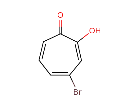 Molecular Structure of 698-47-5 (2,4,6-Cycloheptatrien-1-one, 4-bromo-2-hydroxy-)