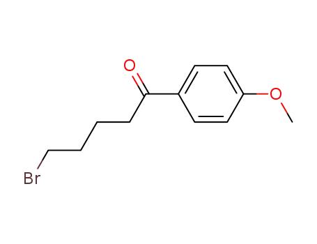Molecular Structure of 69287-12-3 (1-Pentanone, 5-bromo-1-(4-methoxyphenyl)-)