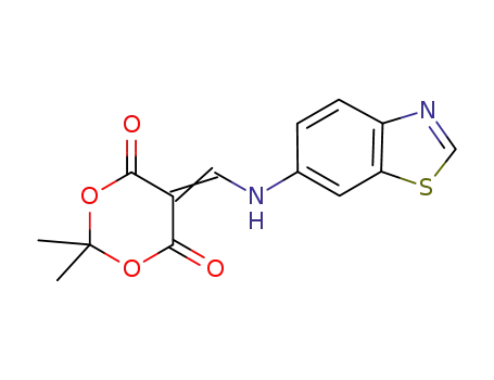 5-((benzo[d]thiazol-6-ylamino)methylene)-2,2-dimethyl-1,3-dioxane-4,6-dione