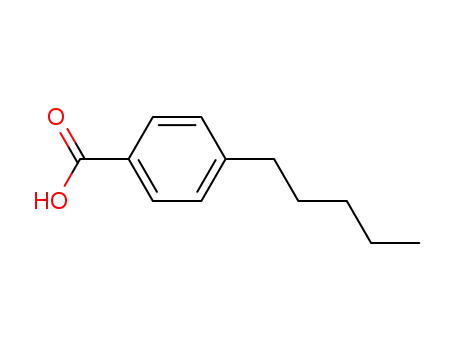 Molecular Structure of 26311-45-5 (Benzoic acid, 4-pentyl-)