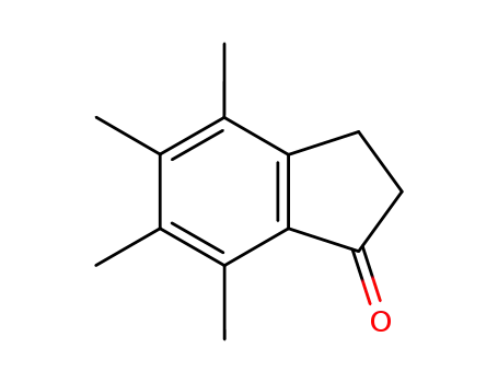 Molecular Structure of 711-43-3 (1H-Inden-1-one, 2,3-dihydro-4,5,6,7-tetramethyl-)