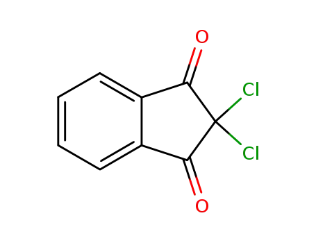 Molecular Structure of 32974-80-4 (2,2-dichloro-1H-indene-1,3(2H)-dione)