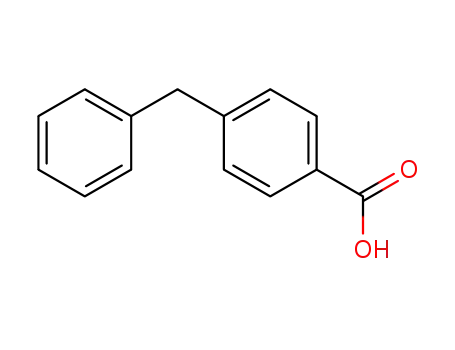 Molecular Structure of 620-86-0 (DIPHENYLMETHANE-4-CARBOXYLIC ACID)