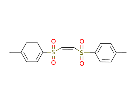 Molecular Structure of 15645-75-7 (Benzene,1,1'-[(1Z)-1,2-ethenediylbis(sulfonyl)]bis[4-methyl-)
