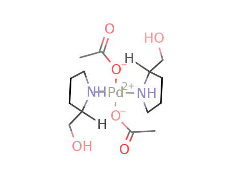 (SP-4-1)-bis(L-prolinol-κN)-diacetato-palladium(II)
