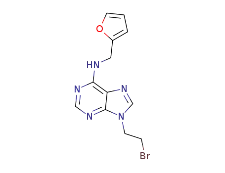 6-furfurylamino-9-(2-bromoethyl)purine