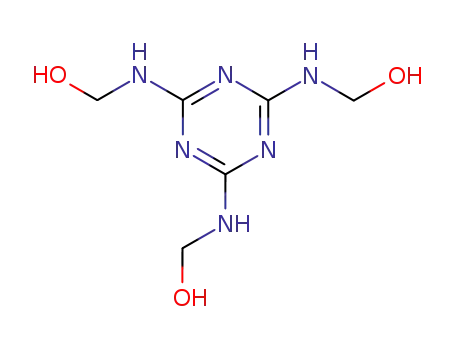 Molecular Structure of 1017-56-7 (1,3,5-triazine-2,4,6-triyltriiminotrimethanol)