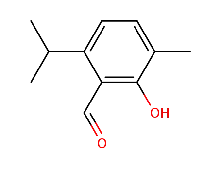 Molecular Structure of 1665-99-2 (2-HYDROXY-6-ISOPROPYL-METHYL-BENZALDEHYDE)