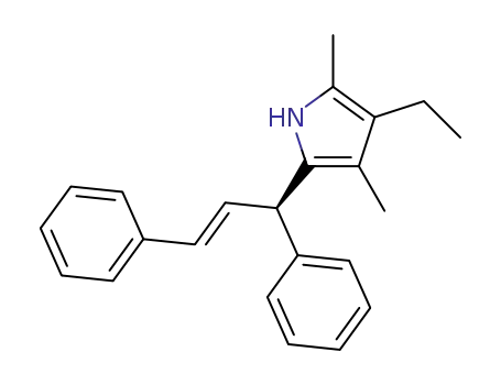 (E)-4-ethyl-3,5-dimethyl-2-(1,3-diphenyl-2-propenyl)pyrrole