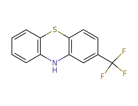 Molecular Structure of 92-30-8 (2-(Trifluoromethyl)phenothiazine)