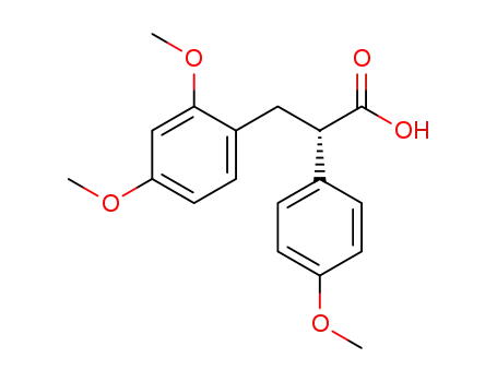 (S)-3-(2,4-dimethoxyphenyl)-2-(4-methoxyphenyl)propionic acid