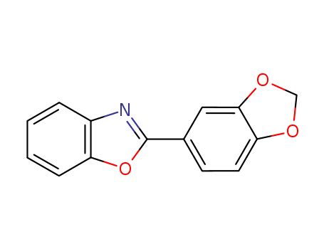 BENZOXAZOLE, 2-(3,4-METHYLENEDIOXYPHENYL)- cas  3315-20-6