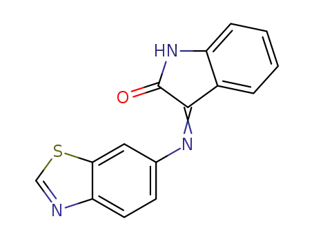 3-(benzothiazol-6-ylimino)-1,3-dihydro-2H-indole-2-one