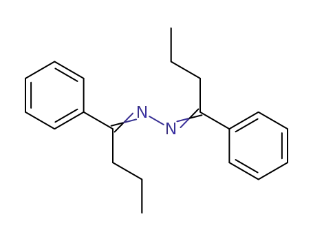 Molecular Structure of 17745-98-1 (1-Butanone, 1-phenyl-, (1-phenylbutylidene)hydrazone)