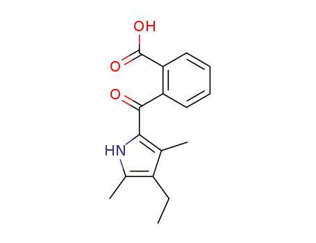 2-(4-ethyl-3,5-dimethyl-pyrrole-2-carbonyl)-benzoic acid