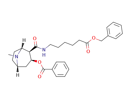 (1R,2R,3S,5S)-2-((6-(benzyloxy)-6-oxohexyl)carbamoyl)-8-methyl-8-azabicyclo[3.2.1]octan-3-yl benzoate